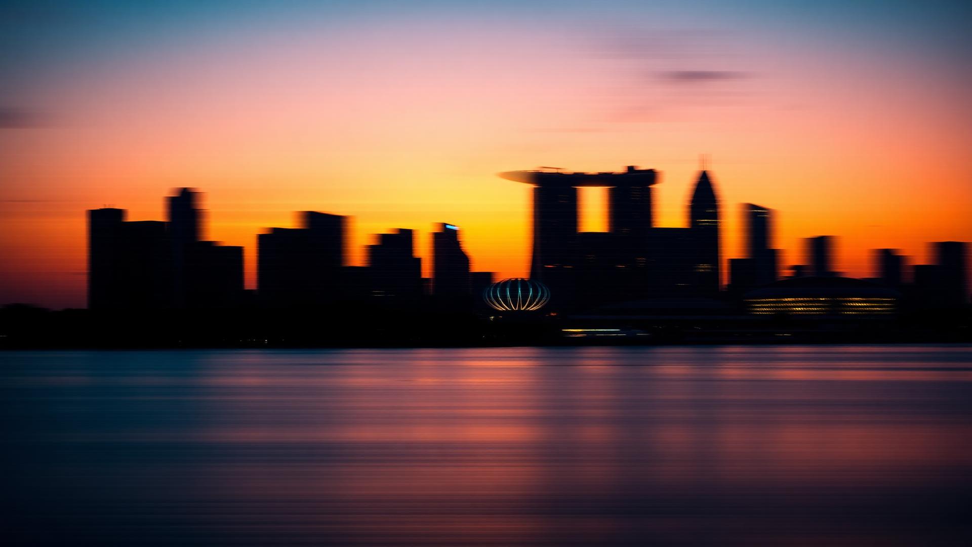 Tokyo skyline at dusk